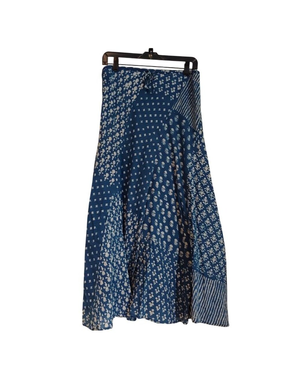 Anokhi Maxi Skirt S Boho Patchwork Indie Sleaze Artesian Indian Block Print